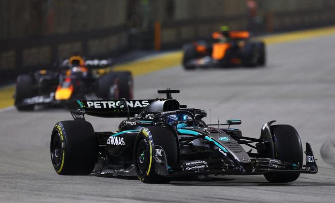 哈斯车队横扫红牛二队,拉塞尔统治全场 哈斯车队横扫红牛二队,拉塞尔统治全场