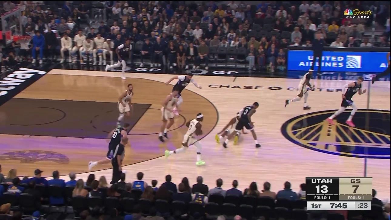 爵士轻取掘金,浓眉哥统治全场 爵士轻取掘金,浓眉哥统治全场